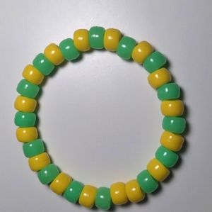 Yellow and green bracelet